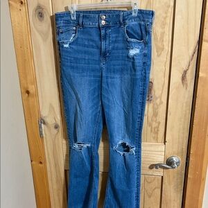 American Eagle Super Stretch Hi-Rise Artist Flare